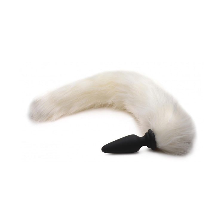 Tailz_Snap_on_Silicone_Anal_Plug_with_3_Interchangeable_Tails_White_Fox
