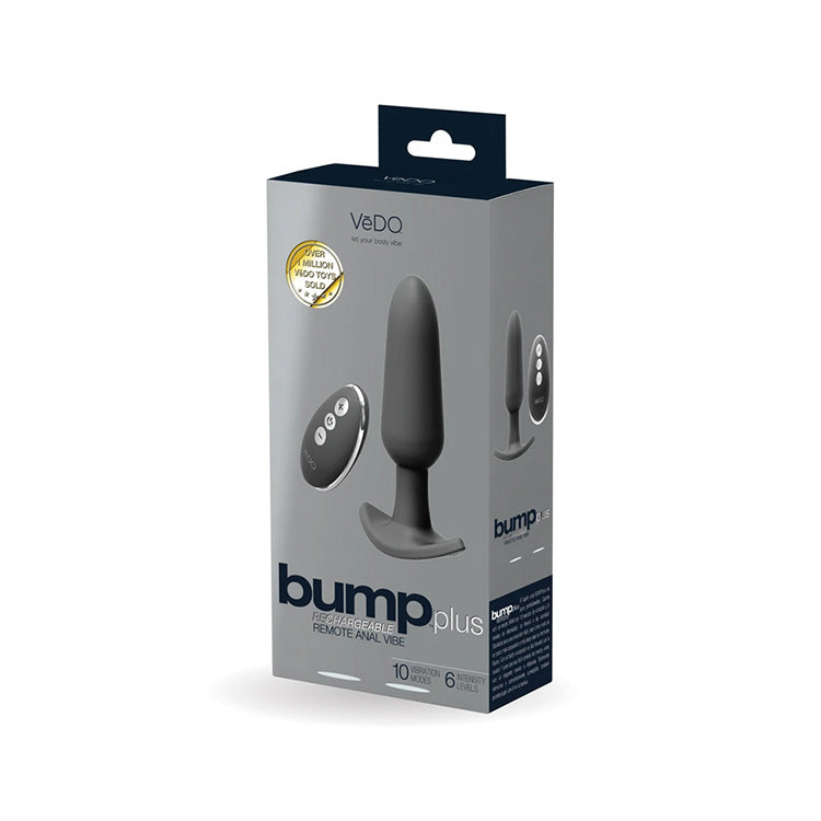 Bump Plus Remote Vibrating Anal Plug Lovers Bump Plus Remote Vibrating Anal Plug Lovers