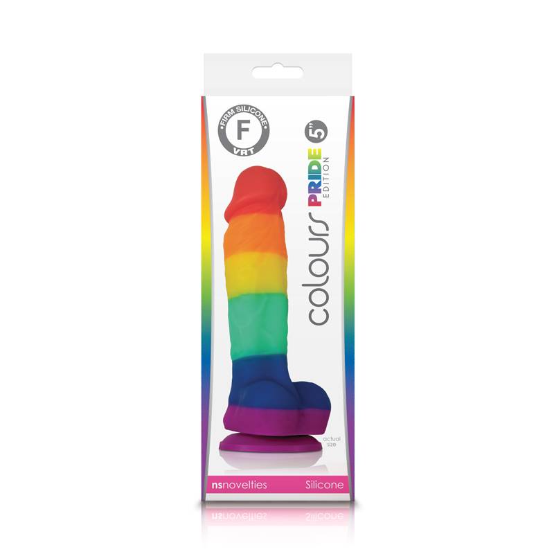 Colours Rainbow Dildo 5"