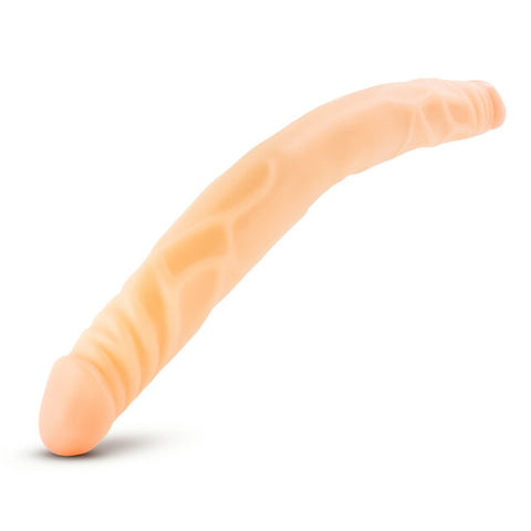 B Yours 14" Peach Double Ended Dildo