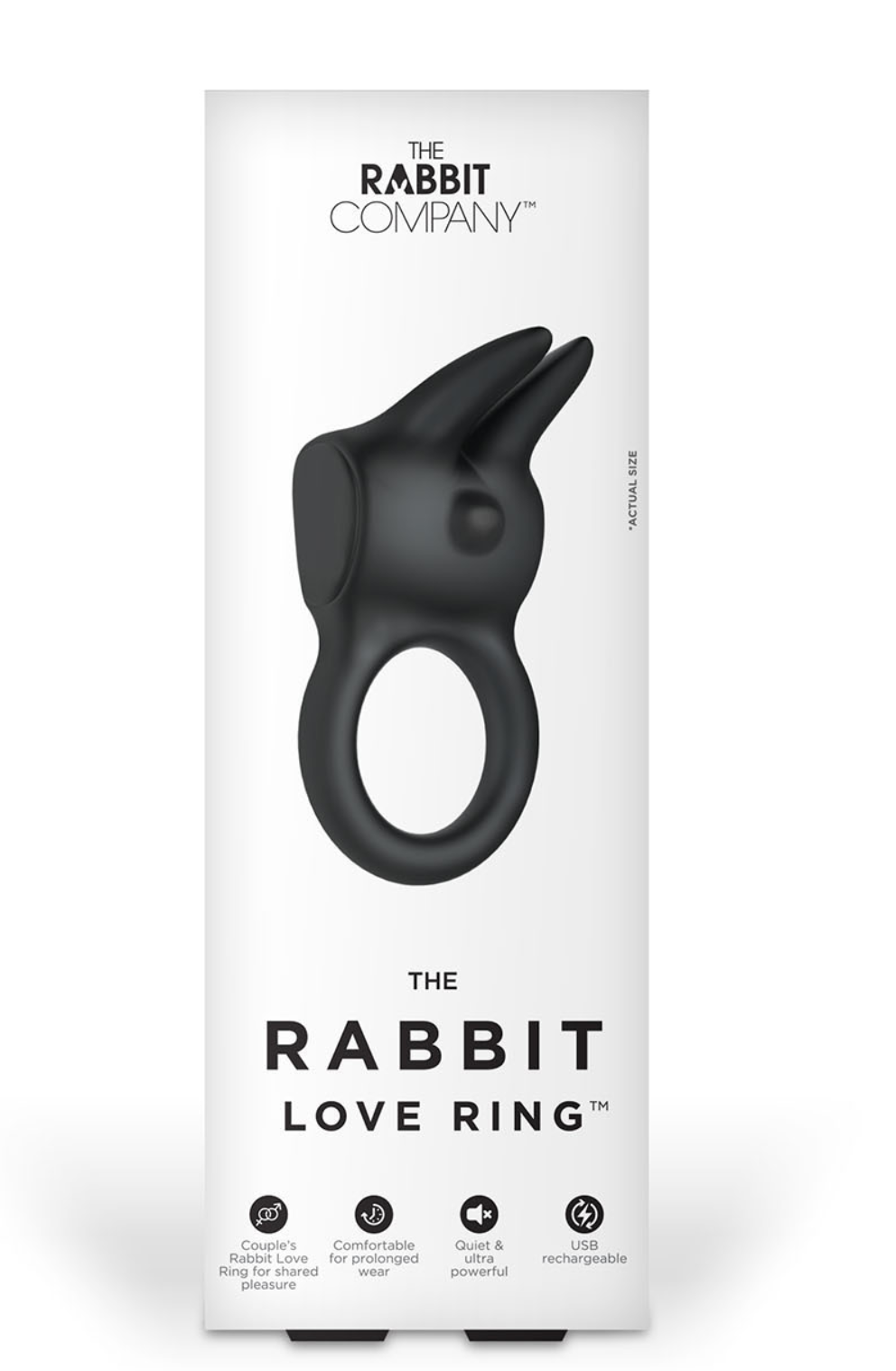 Black Rabbit Vibrating Cock Ring