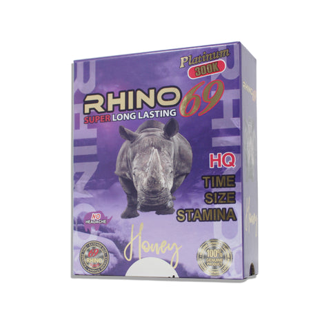 Rhino 69 Honey 15g Sachet, Single Use
