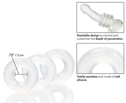 Silicone Stacker Rings - 3 Pack